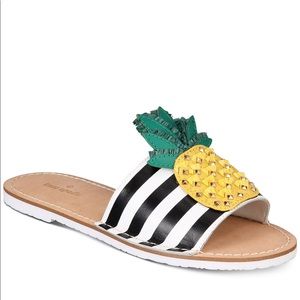 NWT Kate Spade Icarus pineapple slides